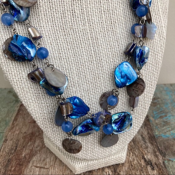 Jewelry - Blue Shell Necklace
